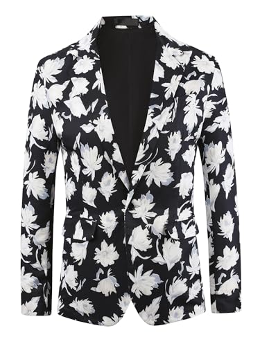 Veste de bal pour hommes slim fit floral la solution pour une tenue de soirée unique