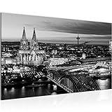 köln bild leinwand UMWELTBEWUSST: ökologisches Druckverfahren, geeignet für Kinder- und Schlafzimmer