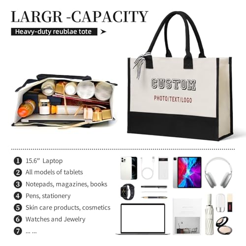 Bolsa Tote Personalizable con Logo e Imagen miniatura 4