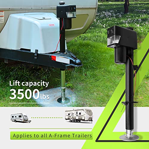 Rvmate RMETJ Electric A-Frame Trailer Jack Up To 3500-4000Lbs Heavy Duty Rv Electric Power Tongue Jack thumb #4
