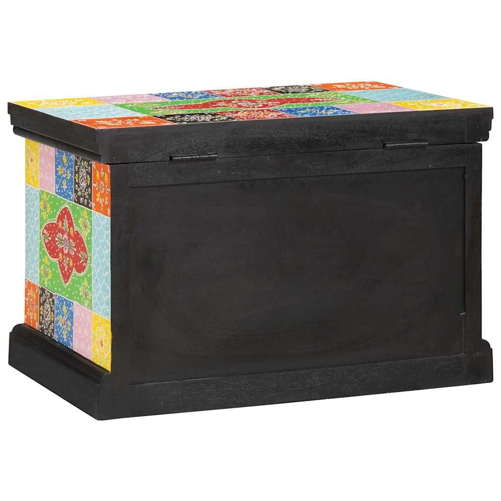 Aufbewahrungsbox Mehrfarbig 60 x 40 x 40 cm Massivholz Mango | Rechteckig, Viel Stauraum, Modernes Design, Fur Kleidung Bucher, Pflegeleicht