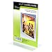 NuDell 5" x 7" Table Top Double Sided T-Base Freestanding Sign Display Frame, Clear