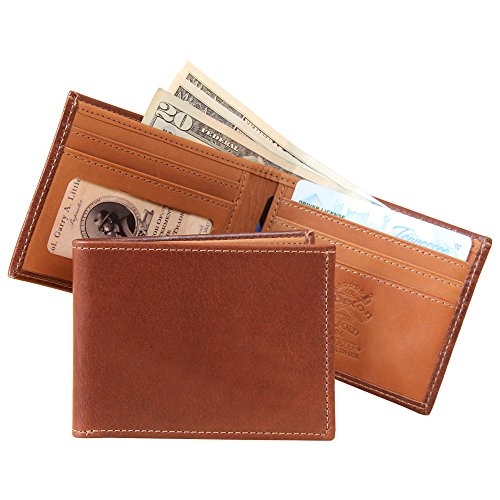 Col. Littleton Full-Grain Leather Billfold Wallet | Calfskin Lined | Made in USA2