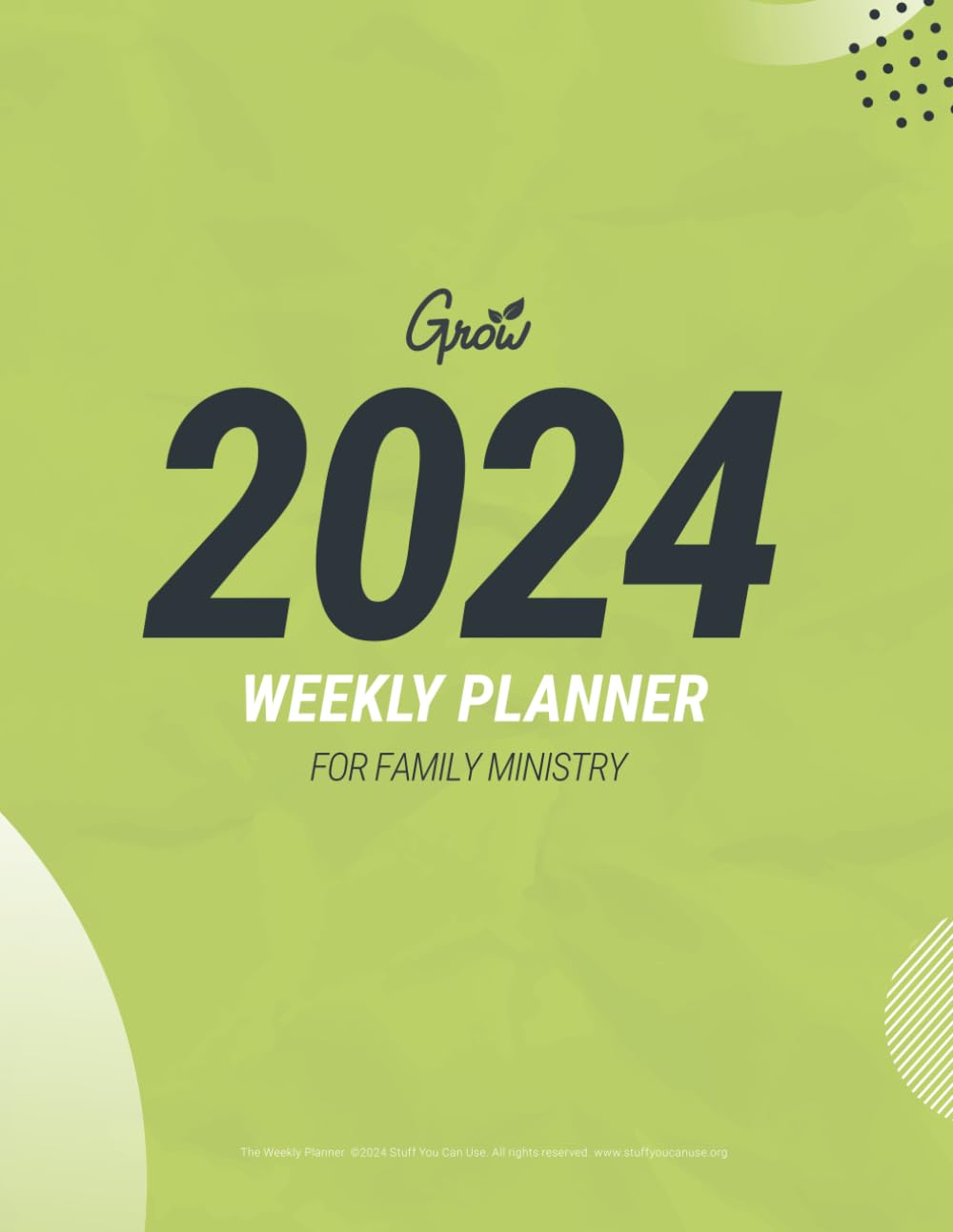2024 Family Ministry Weekly Planner