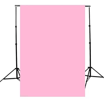 Maccraft MCPCTH03 8x12 ft Backdrop Reflector Photo Light Studio Wrinkle Resistant LEKERA Photography Background Finishing Curtain Cloth for Photo Shoot Portrait Video Shooting with Carry Bag (Pink)