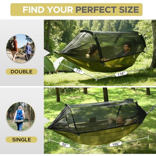 Sunyear Spacious Trapezoidal Hammock Tent