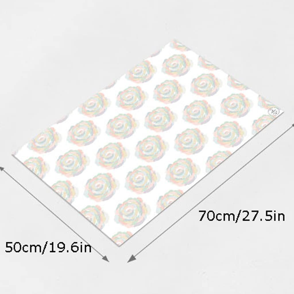 Papier do pakowania Papierowy papier przyjazny ekologicznie papier przyjazny dla środowiska papier kreatywny wzór projektu Walentynki prezent Prezent (Rozmiar : 5 sheets)
