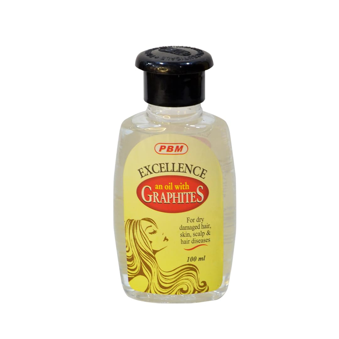 PBM Excellence Hair Oil - Graphites Oil - Anti-Hair Fall & Dandruff - Reduces Hair Loss, Strengthens Roots & Soothes Scalp - 100 ml x 2-200 ml-picture-31