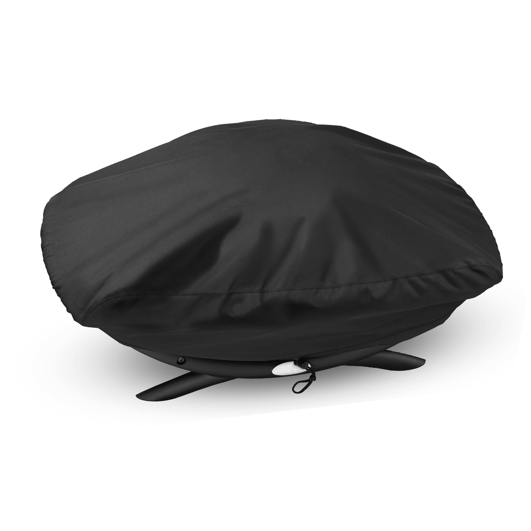 Onlyfire BBQ Gas Grill Cover fit for Weber Baby Q, Q200 Q220 and Q2000 Gas Grills,Black