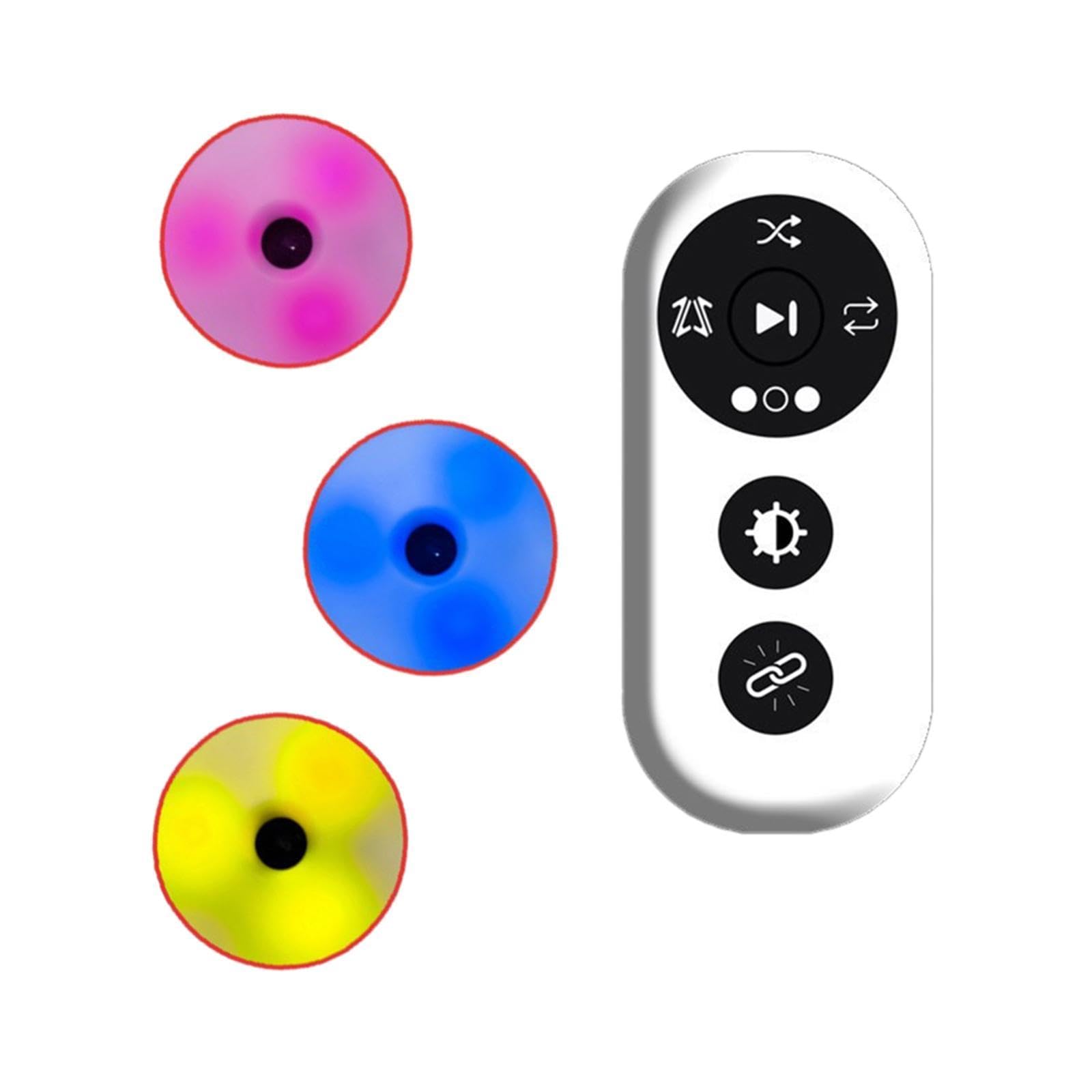 3 luces de entrenamiento de reacción, lámpara LED portátil interactiva con control remoto, luces de agilidad deportiva para baloncesto y fitness físico