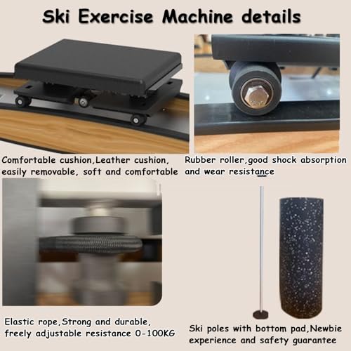 Máquina de esquí interior multifuncional para entrenamiento miniatura 3