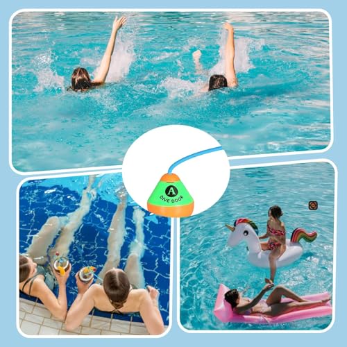2 Stück 2.5 M Tauchbogen, Pool Spielzeug Pool Zubehör Spaß Tauchspielzeug Schwimmbad Spielzeug Tauchringe Zum Durchtauchen Tauchen Spielzeug Für Unterwasserspiel Tauchtraining（Benutzt ab 15 Jahren）