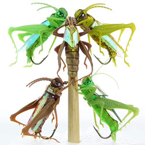 YAZHIDA Realistic Flies Fly Fishing Flies kit - Handmade Dry/Wet/Fly Fishing Lures