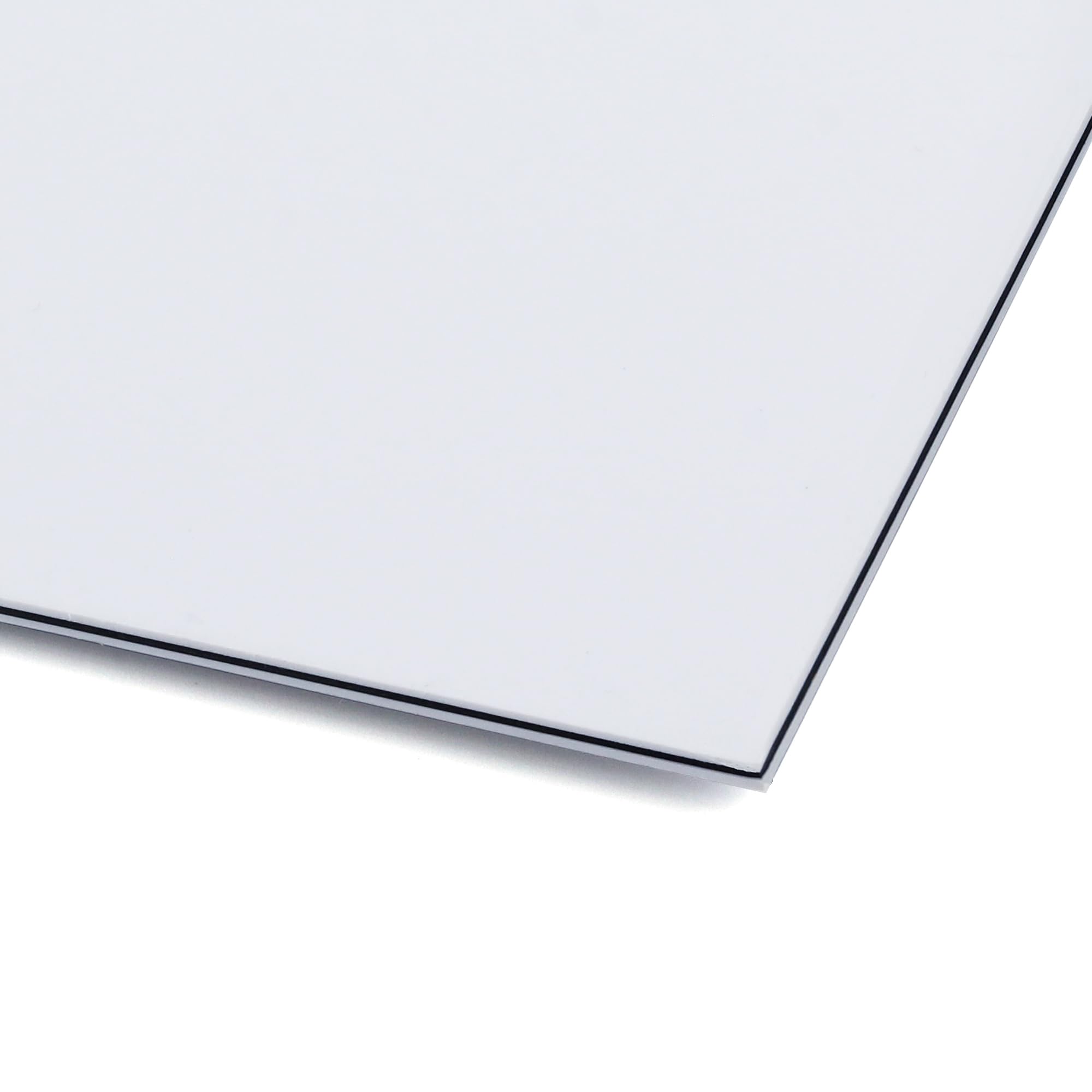 FLEOR Pickguard Material Blank Electric Guitar Scratchplate Sheet for CuSTm ST TL TE Bass Electric Guitar Guard, 4Ply White Pearl - Image 4