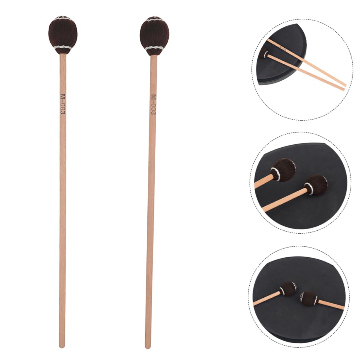 Abaodam 20 Mazos De Marimba Baquetas De Marimba De Palos De Instrumentos De Percusión Piezas De Marimba Baquetas Prácticas Martillo De Marimba Accesorios Para