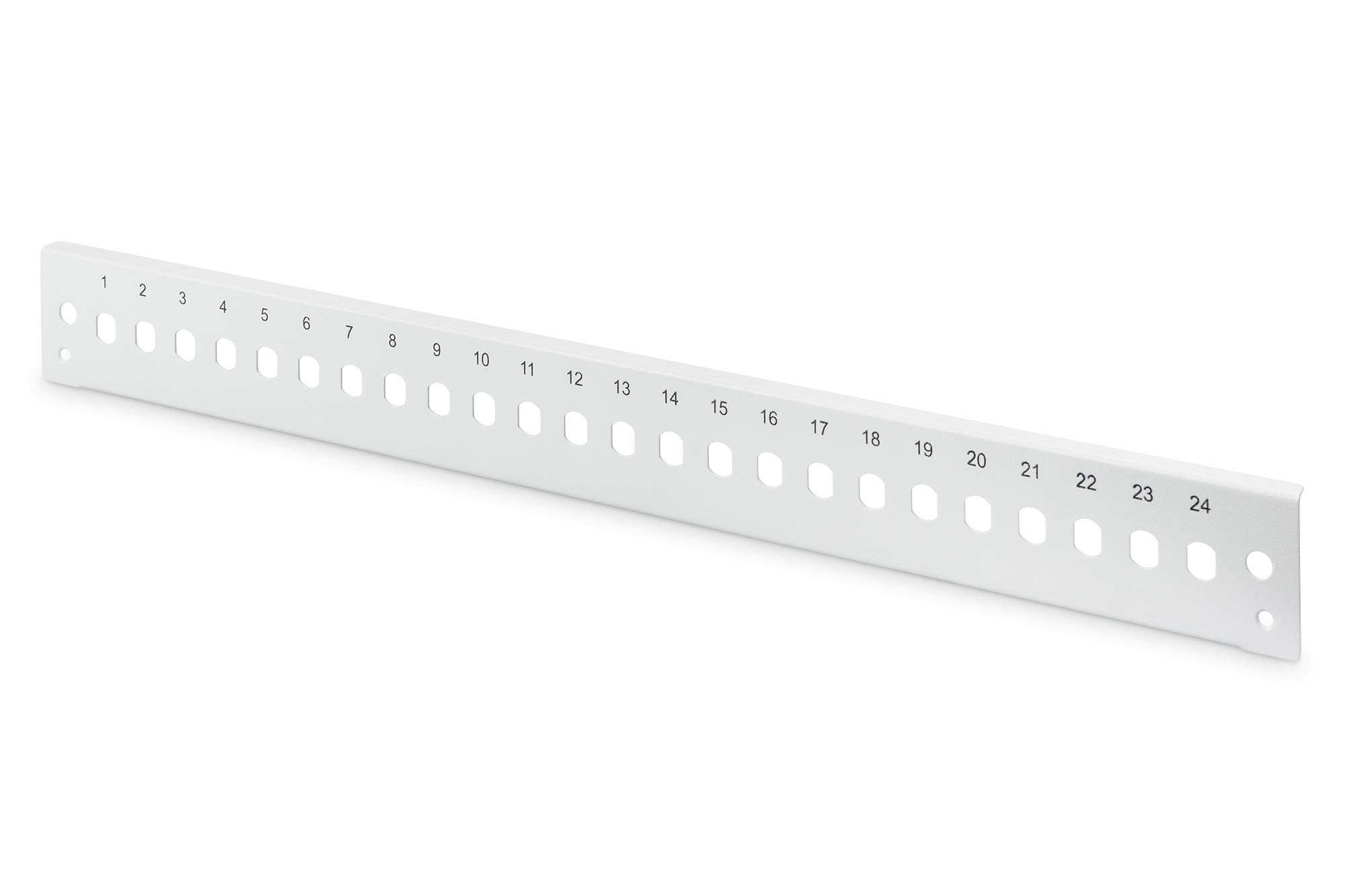 Digitus FO front panel, 1U, quick lock, 24x ST SX color grey (RAL 7035)