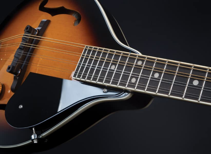 Oscar Schmidt OM10E A-Style Spruce Top Acoustic-Electric Mandolin - Tobacco Sunburst - Image 4