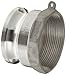 Dixon G300-A-AL Aluminum A380 Global Type A Cam and Groove Hose Fitting, 3" Plug x 3" NPT Female