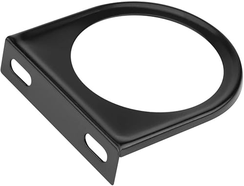 Miniatura 4 de KIMISS Soporte de calibre de 2.047 in, 2 pulgadas, universal, de un solo agujero, soporte para vaina, color negro