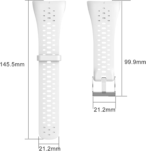 Miniatura 4 de Correa de repuesto compatible con Polar M430M400 GPS Smart Sports Watch Pulsera de silicona suave