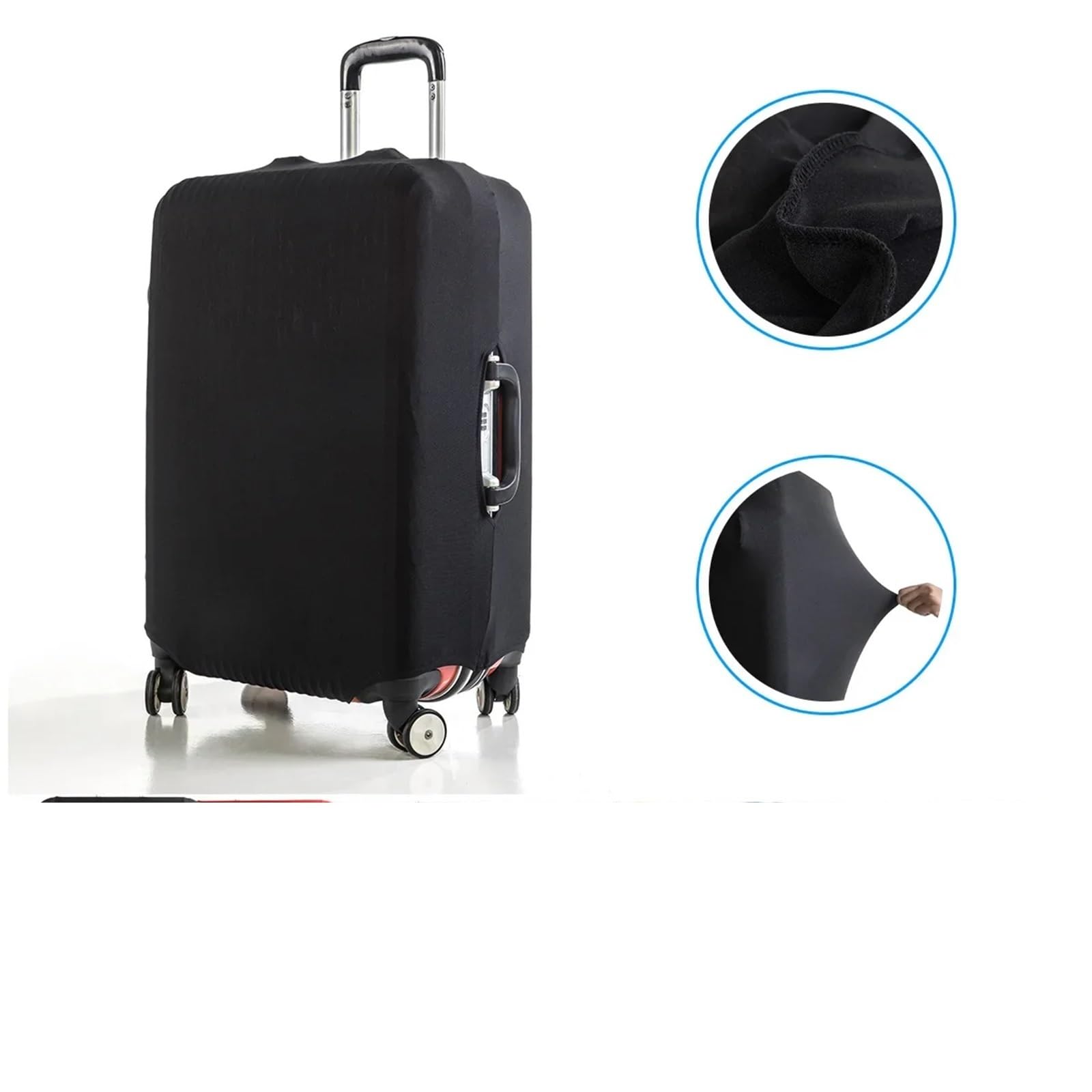 2 stücke Gepäck Schutzhülle Stretch Koffer Schutz Staub Fall Abdeckung Geeignet for 18-32 Zoll Für Koffer(Blue,M(22-24inch))
