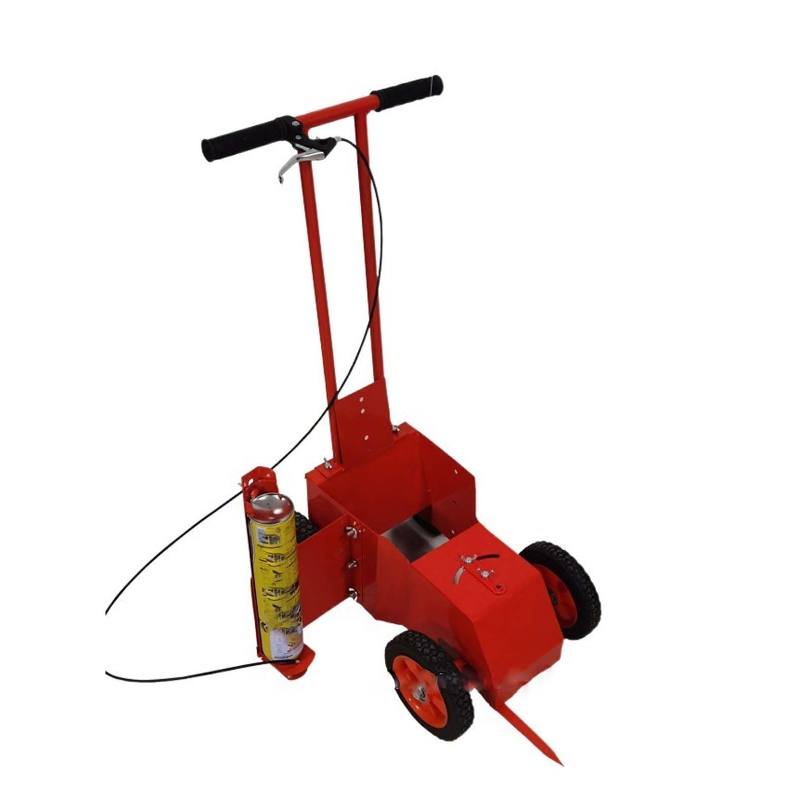 GTHTUHFD Handheld Push Road Line Striper Machine - Adjustable Width Paint Applicator For Parking Lot, Court & Warehouse Marking
