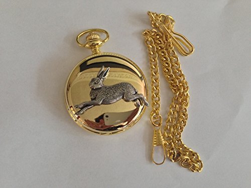 Montre gousset lièvre or pour vos cérémonies et costumes rétro