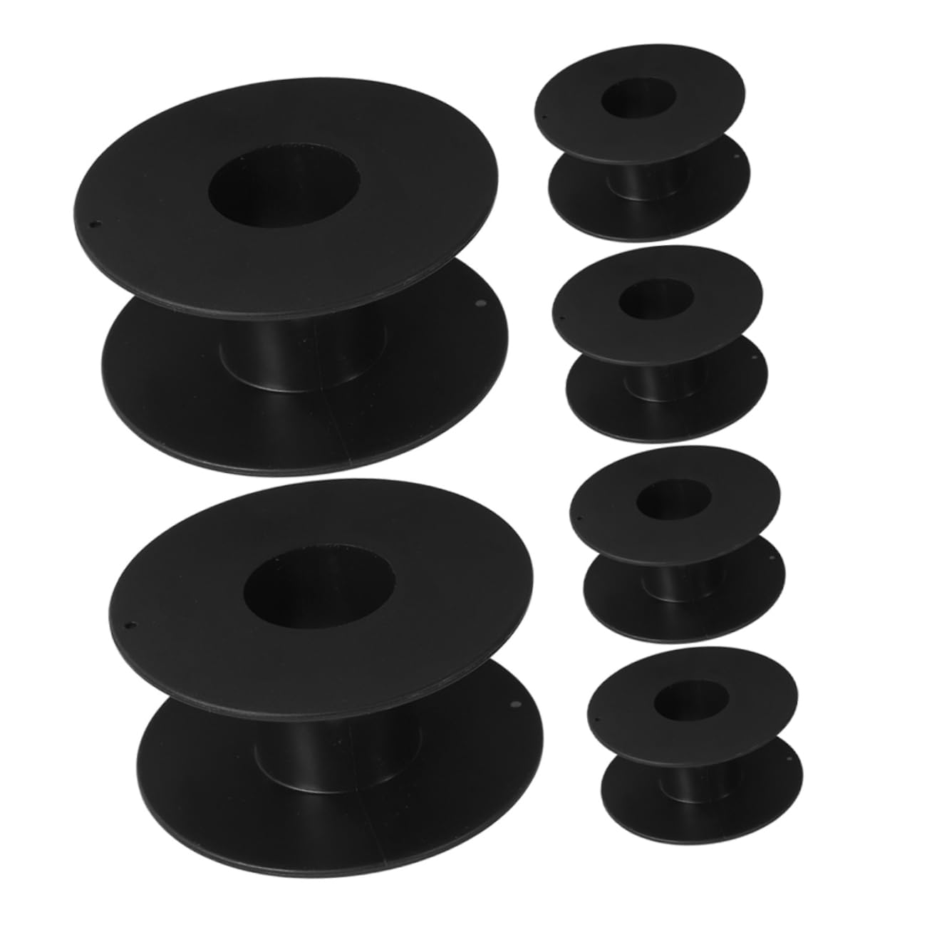 Cabilock Plastic Spools for Cable Reel Extension Cord Organizers Cord Storage Reel Tidy Wire Organizer Spools