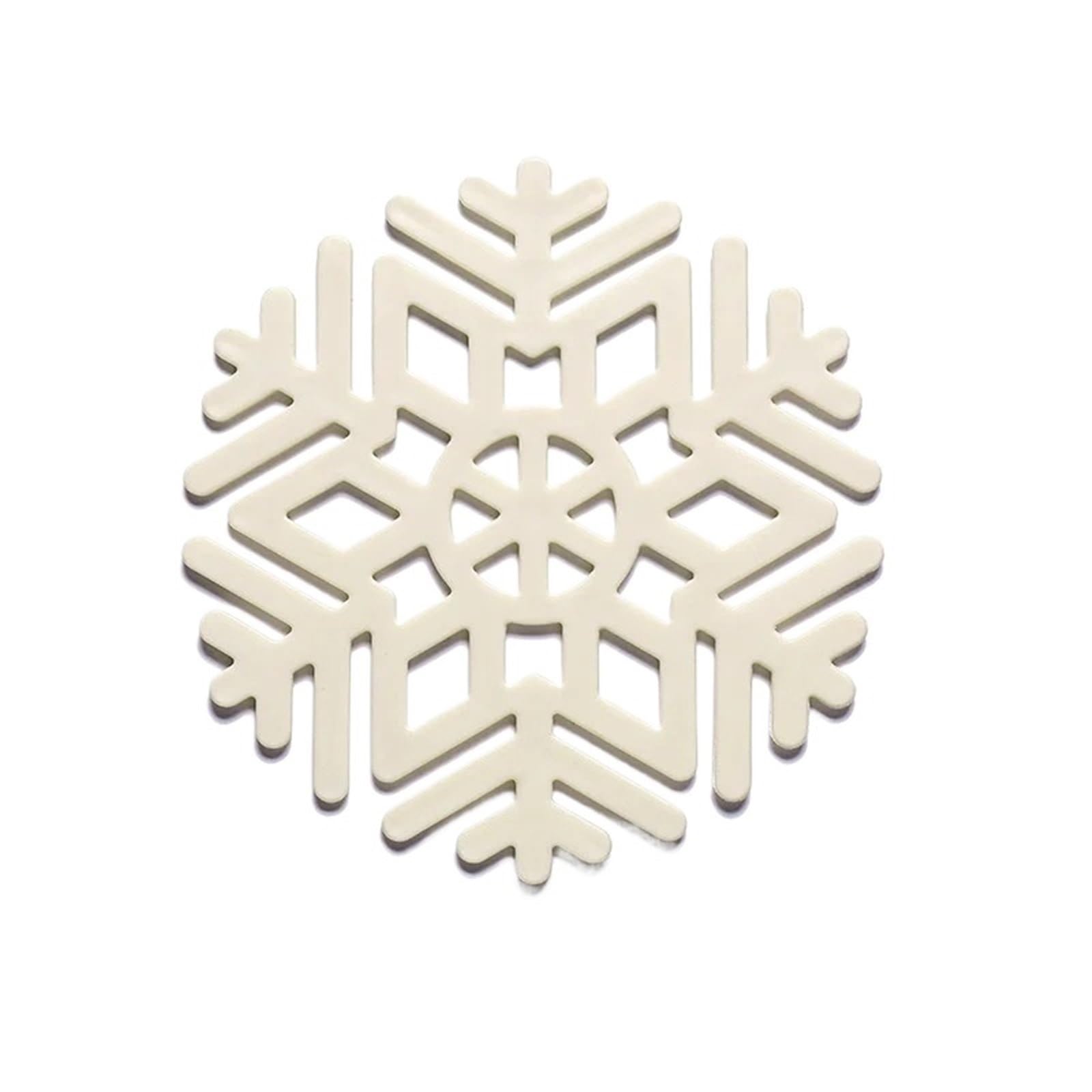 10Pcs Snowflake Silicone Coaster Heat Insulation And Anti-skidding Coffee Drink Hot Pad for Cap(Color4)