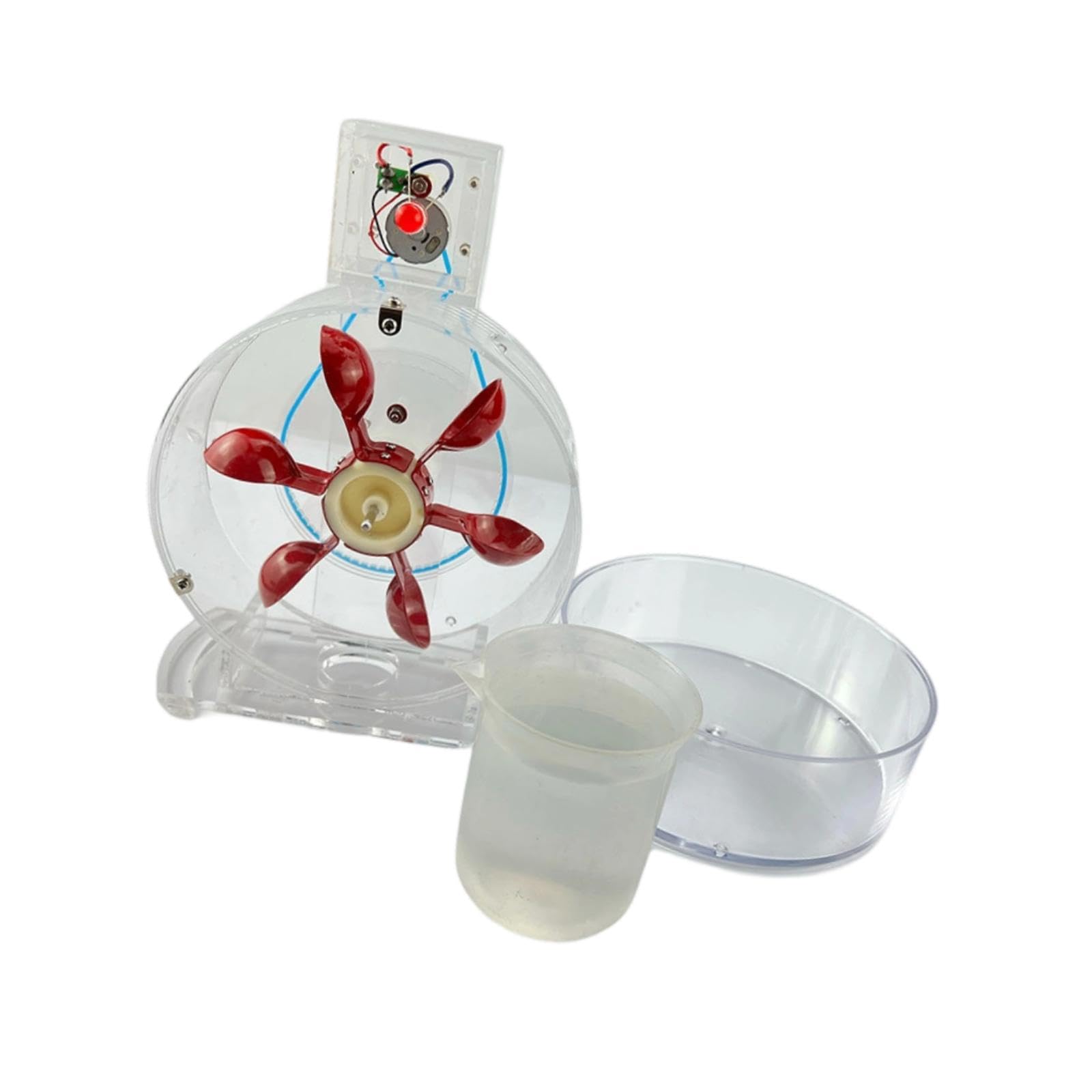 Sharplace Kit de Demostración de Energía Hidroeléctrica Modelo de Generación de Energía Hidráulica Material Didáctico Experimento Científico Físico