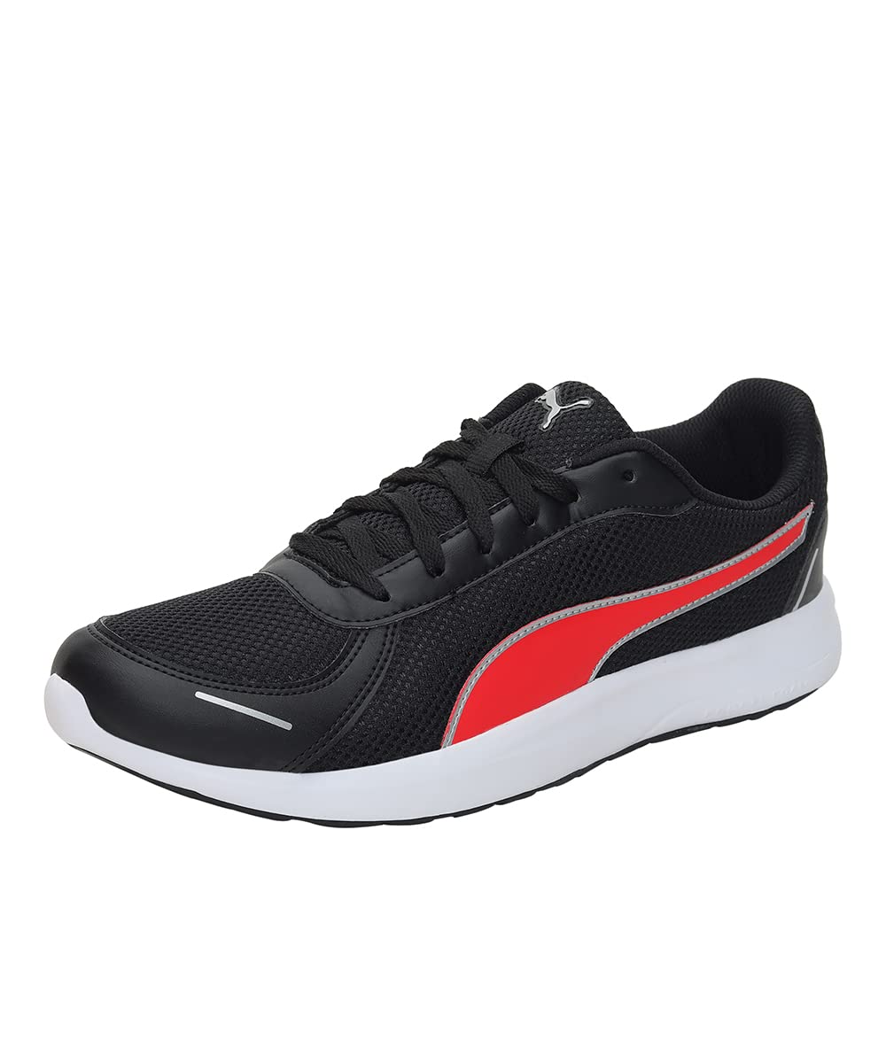 Puma Mens Propel 19 V2 Black-Urban RED-Silver Sneaker - 7 UK (38531202) (B09CYX5QWK) Amazon Price History, Amazon Price Tracker