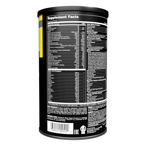 Miniatura 8 de Animal Pak Ultimate Foundation - Complejo Multivitamínico 12 En 1 Con Vitaminas, Minerales Y Aminoácidos - Con Vitamina D3 K2 Y Magnesio - 44 Paquetes