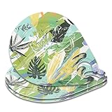 Reusable Boho Water-Drop Cocktail & Appetizer Plate with Built-In Drink Cup Holder β Party Plate with Stemware Holder for Fried Chicken, Burgers, Red Wine & More β 3-Pack (Tropical rainforest)
