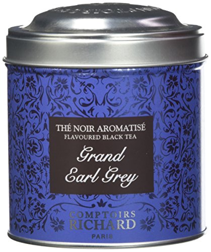 Comptoirs Richard Thé Noir Grand Earl Grey Boîte Métal Vrac 100 g Cover
