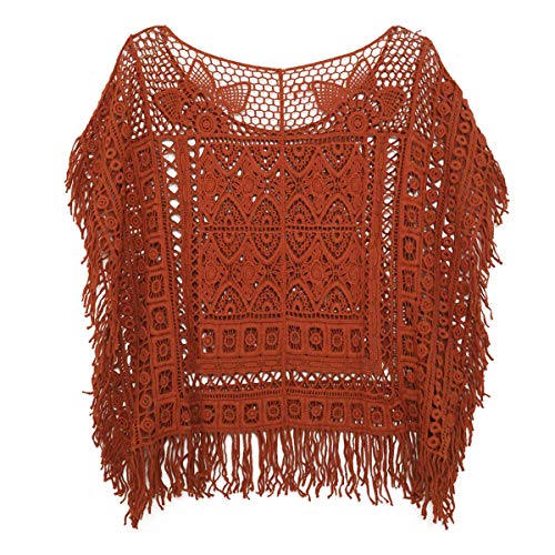 Crochet Blouse Shirt Hollow Out