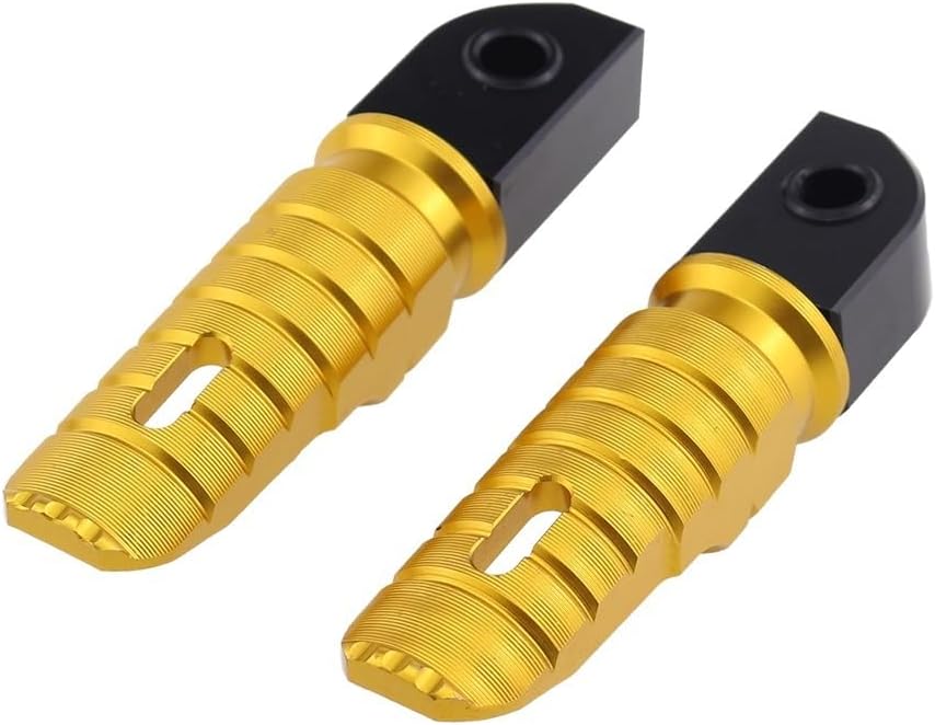 for Triumph Speed 400 Scrambler 400X Daytona 660 Trident 660 Street Twin 900 Speed Twin 900 Motorcycle Anti-Slip Rear Footrest CNC Aluminum Foot Pegs Pedals(Black)