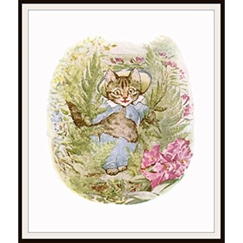 Beatrix Potter Tom Kitten, Vintage Art Print Reproduction, Nursery, Baby Room, Shower Gift 8 x 10" Cover