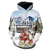 Hoodie Herren Pullover mit Kapuze Langarm Einfarbig Hoody Sweatshirt Kapuzenpullover Lässig Training Pulli Kapuzenpulli Männer Jungen Sport Casual Fitness Sweatjacke Kapuzenjacke V1612