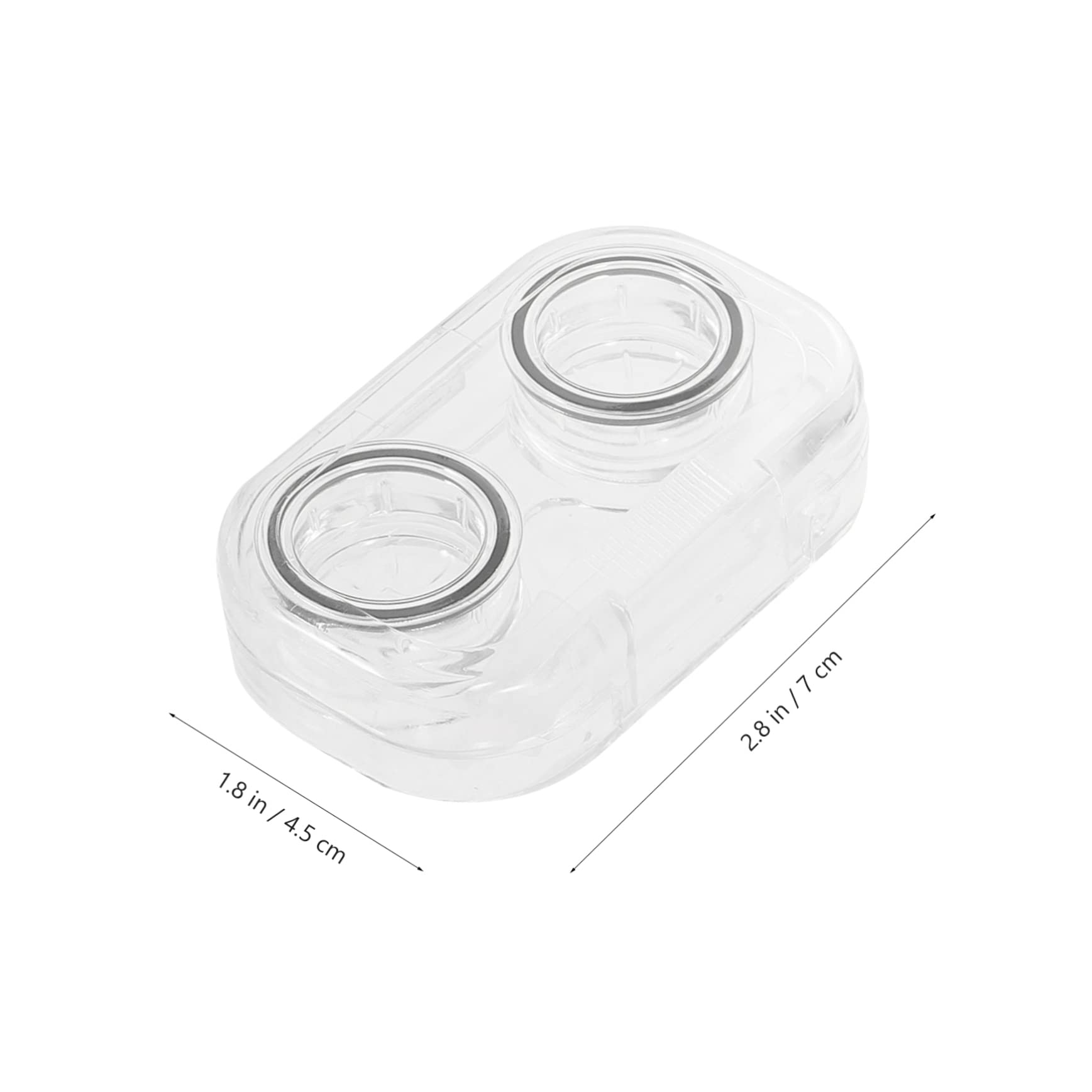 Healvian Confezione Da 16 Pezzi custodia per lenti a contatto astuccio tascabile astuccio per la pulizia del contatto oculare scatole portaoggetti storage box organizer per lenti cosmetiche