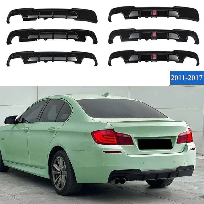 Difusor trasero BMW F10 M Sport labio parachoques faldón divisor posterior Serie 5 2011-2017 7