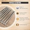Hinge Outlet Stainless Steel Screws 9 x 1 Inch for Door Hinges - 24 Pack - Highly Rust Resistant