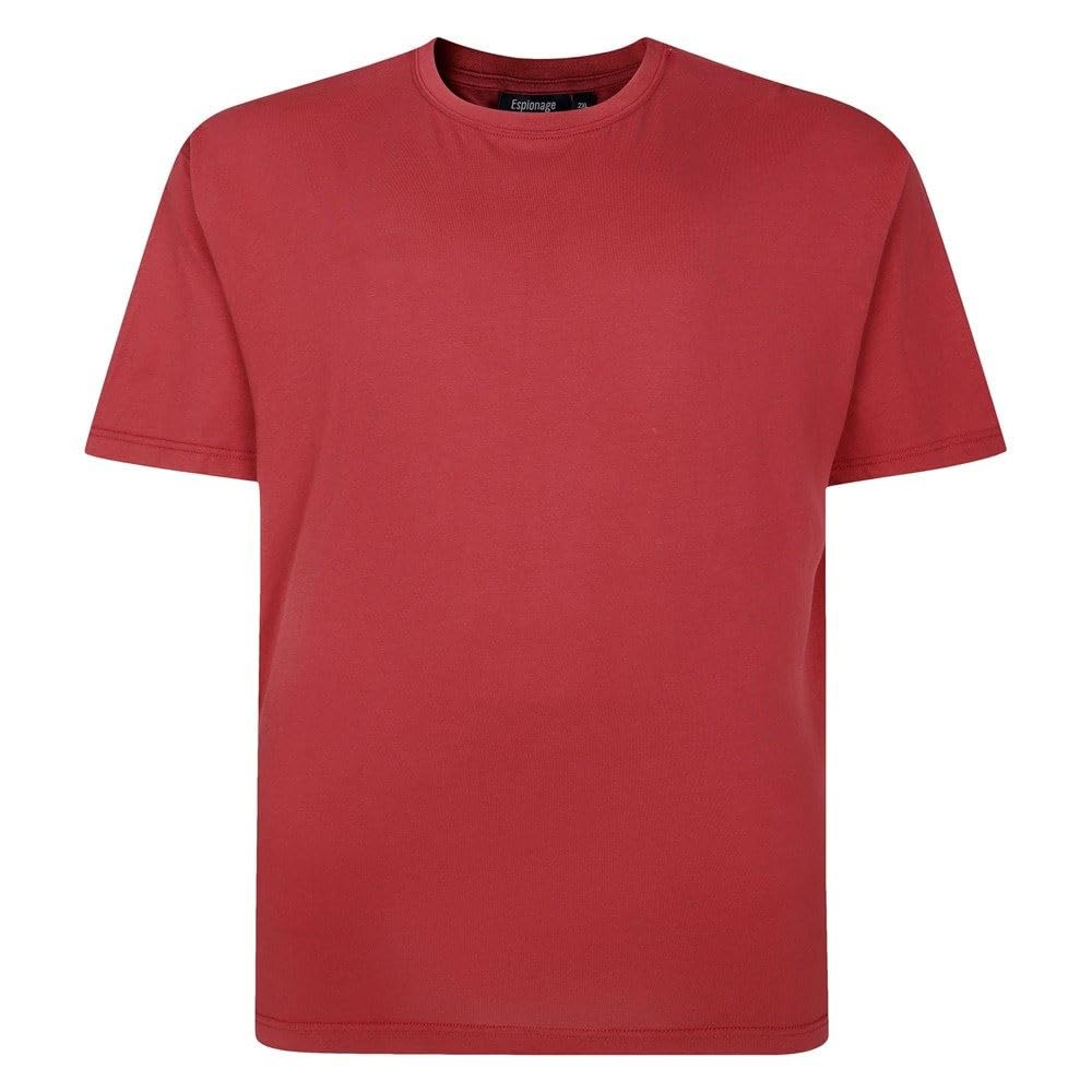 Espionage Men's Ruby Plain Tee For In 7XL