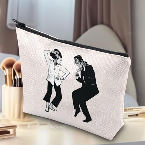G2TUP Frankenstein & Bride Bolsa de maquiagem Frankenstein & Bride Gifts Fiction Twist Dance Gifts T