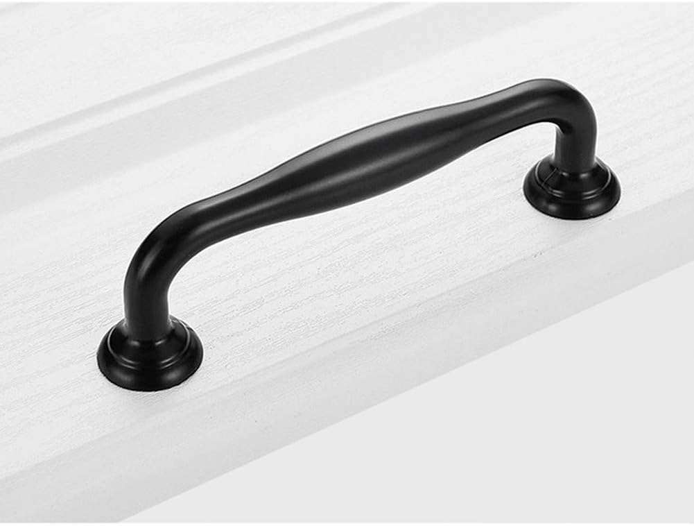 Exclusive Discount 70% Price Txinmin Home Flat Black Cabinet Drawer Pulls - 5 Inch Screw Spacing - Pack of 8 - Subtle Arch Cabinet Bar Handles Hardware