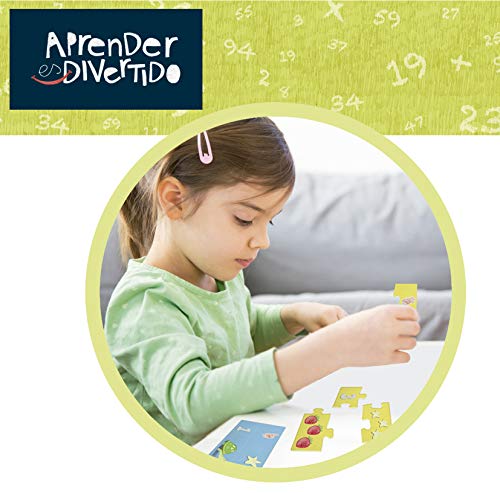 Educa - Aprender es Divertido Los números. Juego Educativo para iniciarse con Las Cifras del 1 al 10 y relacionando Cifras y cantidades. A Partir de 3 4 años (18695)