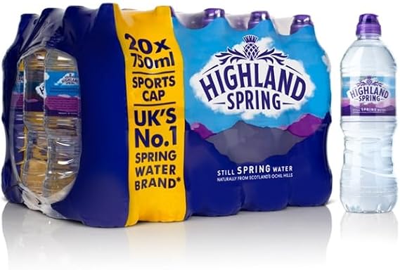 Highland Spring Still Water With Sports Cap 20 x 750ml