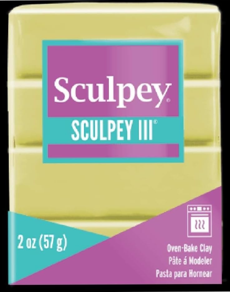 M00420 1pc Sculpey III Glow in the Dark Horno Arcilla Polímero 1113 QC1