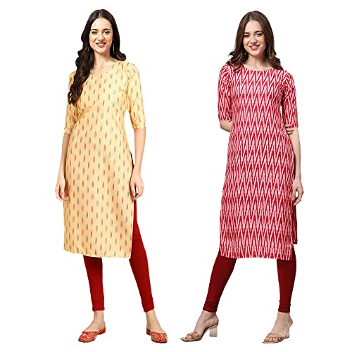 Image of Pinkmint Women's Crepe Regular Kurta