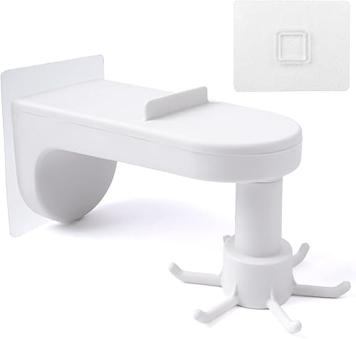 Gancho adhesivo para colgar para utensilios gancho plegable giratorio de 360 grados 6 ganchos de pared sin clavos para gabinete de cocina baño