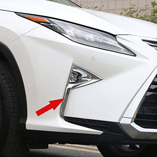 Fit for Lexus New RX350 2016 2017 2018 ABS Chrome Front Fog Light Lamp Cover Trim Trims